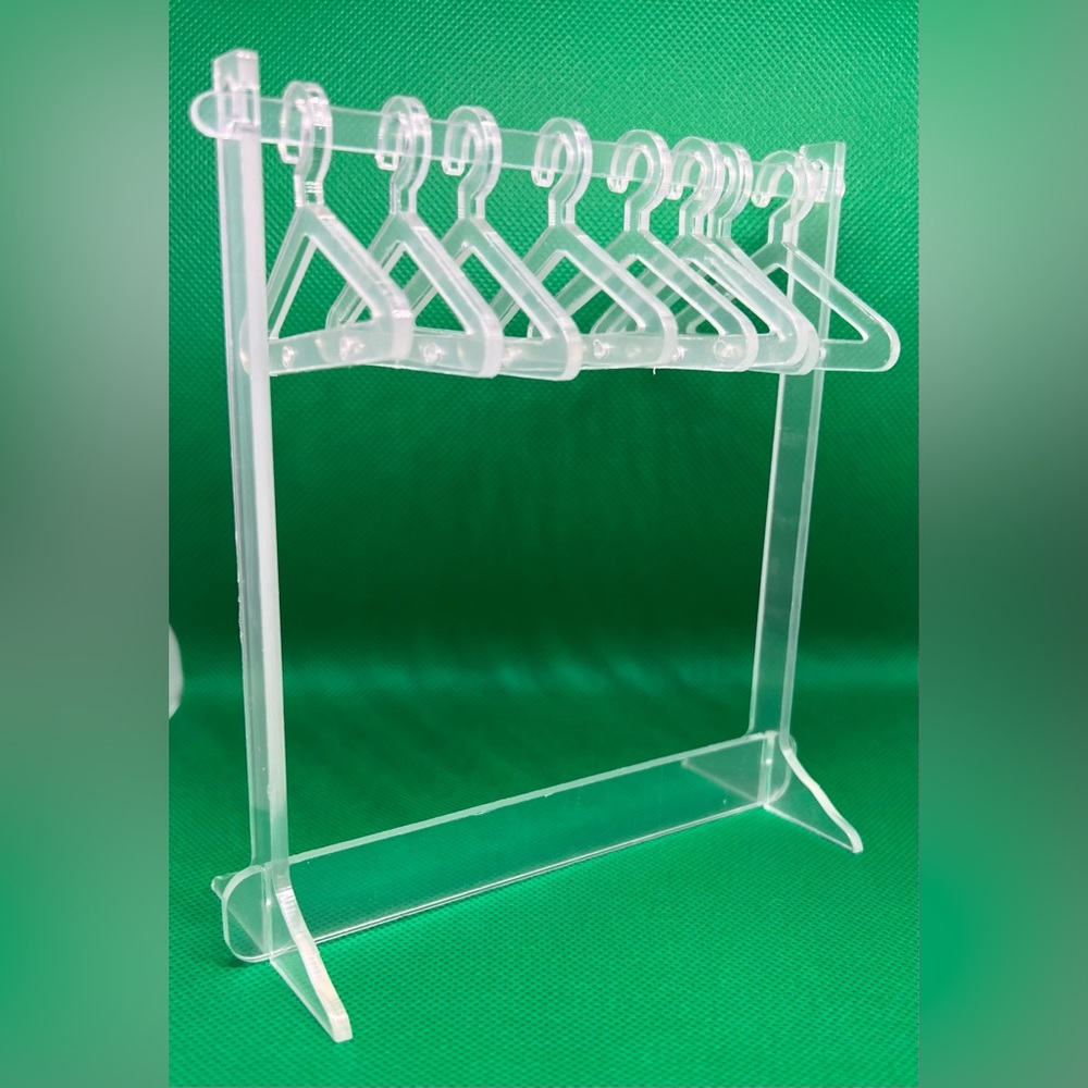 Clear Acrylic Earring Stand Rack with 8 Hangers